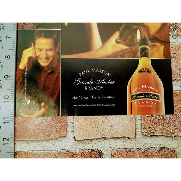 2001 Paul Masson Brandy Print Ad Smiling Friends Snifter Glasses Good Times - Picture 8 of 8